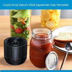 Vakumlu Kavanoz Kapağı Kapama Makinesi - 9